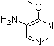 结构式 CAS# 15579-82-5, 4-甲氧基-5-嘧啶胺