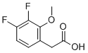 structure of CAS# 1558274-26-2, 2-(3,4-Difluoro-2-methoxyphenyl)acetic acid;(3,4-Difluoro-2-methoxyphenyl)acetic acid