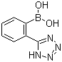 2-(5-Tetrazolyl)phenylboronic acid molecular structure (CAS 155884-01-8)