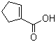 1-Cyclopentenecarboxylic acid molecular structure (CAS 1560-11-8)