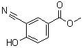 结构式 CAS# 156001-68-2, 3-氰基-4-羟基苯甲酸甲酯