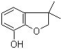 2,3-Dihydro-2,2-dimethyl-7-benzofuranol  molecular structure (CAS 1563-38-8)