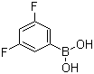 3,5-Difluorophenylboronic acid molecular structure (CAS 156545-07-2)