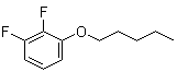 structure of CAS# 156684-90-1, 2,3-Difluoro-1-pentoxybenzene;3-Pentyloxy-1,2-difluorobenzene