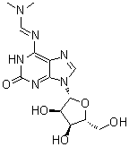 N-[(Dimethylamino)methylene]-1,2-dihydro-2-oxoadenosine molecular structure (CAS 156706-72-8)