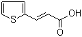 structure of CAS# 15690-25-2, (2E)-3-(2-Thienyl)acrylic acid;(2E)-3-(Thiophen-2-yl)prop-2-enoic acid; 3-Thiophen-2-yl-acrylic acid