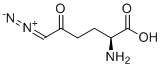 structure of CAS# 157-03-9, Diazooxonorleucine;6-Diazo-5-oxo-L-norleucine; (2S)-2-amino-6-diazo-5-oxohexanoic acid