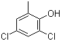 structure of CAS# 1570-65-6, 2,4-Dichloro-6-methylphenol