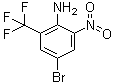 结构式 CAS# 157026-18-1, 4-溴-2-硝基-6-(三氟甲基)苯胺
