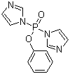 structure of CAS# 15706-68-0, Di-1H-imidazol-1-ylphosphinic acid phenyl ester