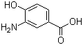 3-Amino-4-hydroxybenzoic acid molecular structure (CAS 1571-72-8)