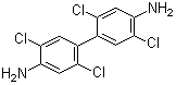 structure of CAS# 15721-02-5, 2,2',5,5'-Tetrachlorobenzidine;2,2',5,5'-Tetrachloro-[1,1'-Biphenyl]-4,4'-diamine