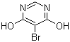 5-Bromo-4,6-dihydroxypyrimidine molecular structure (CAS 15726-38-2)