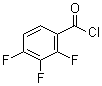 2,3,4-Trifluorobenzoyl chloride molecular structure (CAS 157373-08-5)
