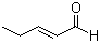 structure of CAS# 1576-87-0, trans-2-Pentenal;(E)-Pent-2-en-1-al