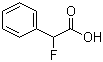 structure of CAS# 1578-63-8, Fluorophenylacetic acid;alpha-Fluorophenylacetic acid