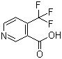 structure of CAS# 158063-66-2, 4-(Trifluoromethyl)nicotinic acid;4-(Trifluoromethyl)pyridine-3-carboxylic acid