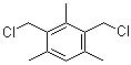 structure of CAS# 1585-17-7, 2,4-Bis(chloromethyl)-1,3,5-trimethylbenzene;2,4-Bis(chloromethyl)mesitylene; 2,4-Di(chloromethyl)-1,3,5-trimethylbenzene