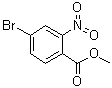 结构式 CAS# 158580-57-5, 4-溴-2-硝基苯甲酸甲酯