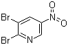 结构式 CAS# 15862-36-9, 2,3-二溴-5-硝基吡啶