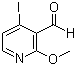 4-Iodo-2-methoxypyridine-3-carboxaldehyde molecular structure (CAS 158669-26-2)