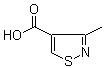 3-Methyl-4-isothiazolecarboxylic acid molecular structure (CAS 15903-66-9)
