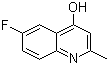 6-Fluoro-2-methylquinolin-4-ol molecular structure (CAS 15912-68-2)