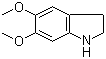 5,6-Dimethoxyindoline molecular structure (CAS 15937-07-2)