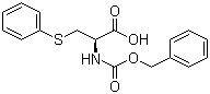结构式 CAS# 159453-24-4, N-苄氧羰基-S-苯基-L-半胱氨酸