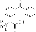 Ketoprofen-d<sub>3</sub> molecular structure (CAS 159490-55-8)