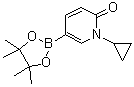 structure of CAS# 1596367-55-3, 1-Cyclopropyl-6-oxo-1,6-dihydropyridine-3-boronic acid pinacol ester