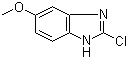 structure of CAS# 15965-54-5, 2-Chloro-5-methoxybenzimidazole;2-Chloro-5-methoxy-1H-benzo[d]imidazole