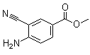 structure of CAS# 159847-80-0, 4-Amino-3-cyanobenzoic acid methyl ester