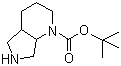 tert-Butyl octahydro-1H-pyrrolo[3,4-b]pyridine-1-carboxylate molecular structure (CAS 159877-36-8)
