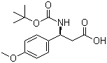 structure of CAS# 159990-12-2, Boc-beta-(S)-4-methoxyphenylalanine