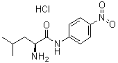 structure of CAS# 16010-98-3, (2S)-2-Amino-4-methyl-N-(4-nitrophenyl)-pentanamide monohydrochloride;L-Leucine-4-nitroanilide hydrochloride