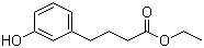 结构式 CAS# 160721-25-5, 4-(3-羟基苯基)丁酸乙酯