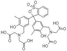 structure of CAS# 1611-35-4, Xylenol Orange;Cresol Red DA; NSC 324982