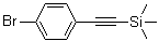 structure of CAS# 16116-78-2, [2-(4-Bromophenyl)ethynyl]trimethylsilane;[(4-Bromophenyl)ethynyl]trimethylsilane; [1-(4-Bromophenyl)-2-trimethylsilyl]acetylene