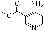 Methyl 4-aminopyridine-3-carboxylate molecular structure (CAS 16135-36-7)