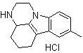 Pirlindole hydrochloride molecular structure (CAS 16154-78-2)