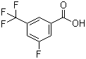 结构式 CAS# 161622-05-5, 3-氟-5-(三氟甲基)苯甲酸