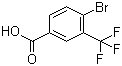 结构式 CAS# 161622-14-6, 4-溴-3-三氟甲基苯甲酸