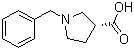 structure of CAS# 161659-80-9, (S)-1-Benzylpyrrolidine-3-carboxylic acid;(S)-1-N-Benzyl-beta-proline