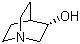 structure of CAS# 1619-34-7, 3-Quinuclidinol;1-Azabicyclo[2.2.2]octan-3-ol; 3-Hydroxyquinuclidine