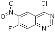 structure of CAS# 162012-70-6, 4-Chloro-7-fluoro-6-nitroquinazoline