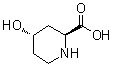 structure of CAS# 1622-20-4, trans-4-Hydroxy-2-piperidinecarboxylic acid;rel-(2R,4R)-4-Hydroxy-2-piperidinecarboxylic acid; NSC 93088