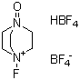 structure of CAS# 162241-33-0, 1-Fluoro-4-aza-1-azoniabicyclo[2.2.2]octane tetrafluoroborate 4-oxide tetrafluoroborate