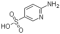 结构式 CAS# 16250-08-1, 6-氨基-3-吡啶磺酸