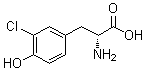 3-Chloro-D-tyrosine molecular structure (CAS 162599-96-4)